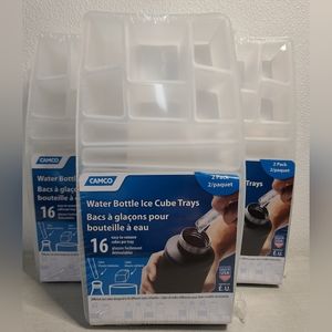 6 Pack Water Bottle Ice Cube Trays